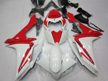 Shop 2007-2008 Yamaha YZF 1000 R1 Motorcycle Fairing - White Red