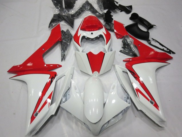 2007-2008 Yamaha YZF 1000 R1 Motorcycle Fairing - White Red