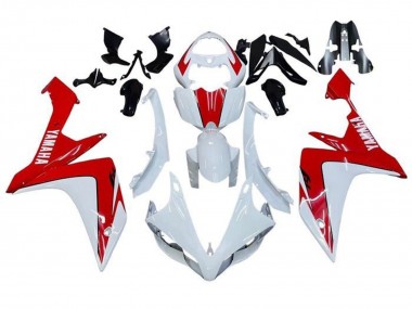 Shop 2007-2008 Yamaha YZF 1000 R1 Motorcycle Fairings - White Red