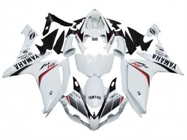 Shop 2007-2008 Yamaha YZF 1000 R1 Motorcycle Fairings - White Red Black Stripe M1