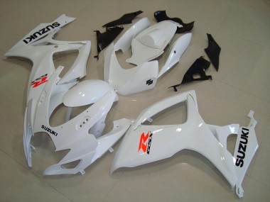 Shop 2004-2005 Suzuki GSXR 600 / GSXR 750 Motorcycle Fairings - White Red Black