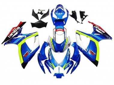 Shop 2006-2007 Suzuki GSXR 600 / GSXR 750 Motorcycle Fairings - Blue Yellow White Red