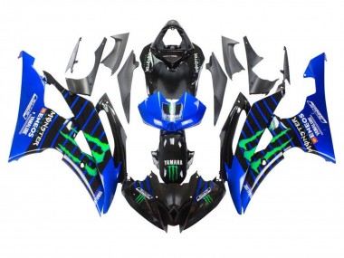 Shop 2008-2016 Yamaha YZF R6 Motorcycle Fairings - Blue Black Green Monster ENEOS Yamalube