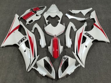 Shop 2008-2016 Yamaha YZF R6 Bike Fairings - Pearl White Red