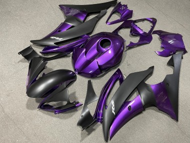 Shop 2008-2016 Yamaha YZF R6 Motorcycle Fairing - Purple Matte Black