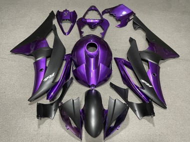 Shop 2008-2016 Yamaha YZF R6 Motorcycle Fairing - Purple Matte Black