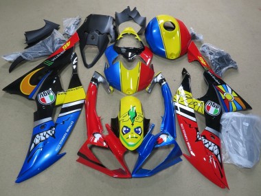 Shop 2008-2016 Yamaha YZF R6 Motorcycle Fairings - Blue Yellow Red Black Shark