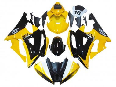 Shop 2008-2016 Yamaha YZF R6 Motorcycle Fairing - Yellow Glossy Black