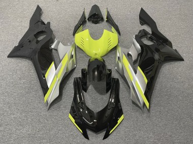 Shop 2017-2025 Yamaha YZF R6 Motorcycle Fairings - Grey Neon Yellow Glossy Black