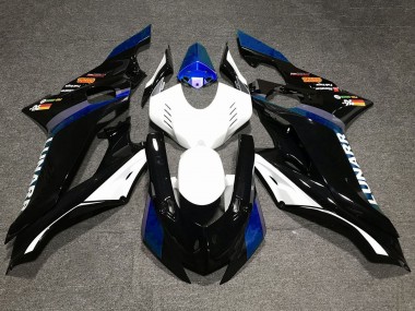 Shop 2017-2025 Yamaha YZF R6 Motorcycle Fairings - White Blue Glossy Black