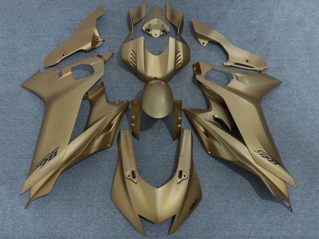 2017-2025 Yamaha YZF R6 Motorcycle Fairings - Matte Gold