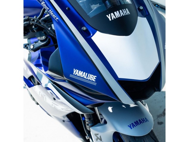 2017-2025 Yamaha YZF R6 Motorcycle Fairings - Blue Silver GYTR