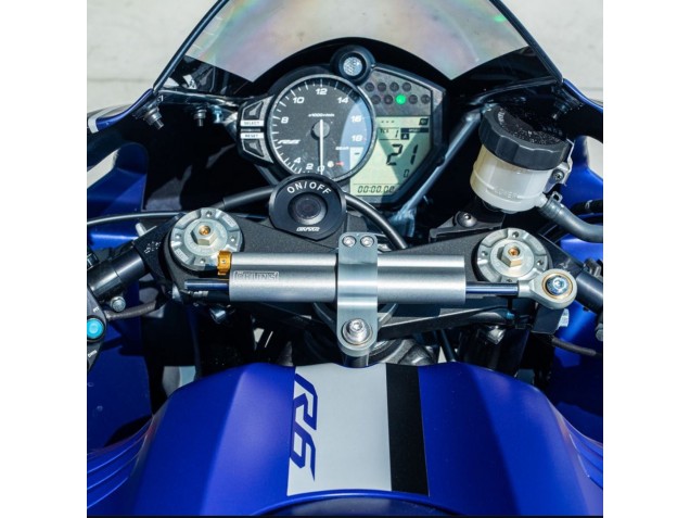 2017-2025 Yamaha YZF R6 Motorcycle Fairings - Blue Silver GYTR