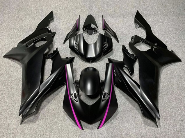 2017-2025 Yamaha YZF R6 Motorcycle Fairings - Matte Black Pink