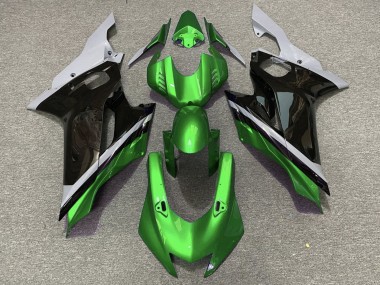 Shop 2017-2025 Yamaha YZF R6 Motorcycle Fairings - Grey Green Glossy Black