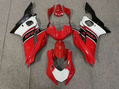 Shop 2017-2025 Yamaha YZF R6 Motorcycle Fairings - White Red Matte Black