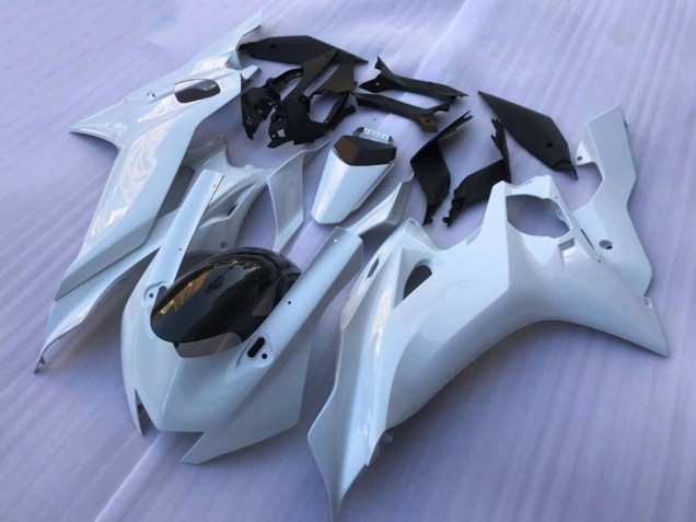 2017-2025 Yamaha YZF R6 Motorcycle Fairings - White Glossy Black