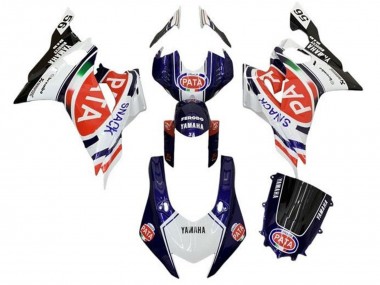 Shop 2017-2025 Yamaha YZF R6 Motorcycle Fairings - White Blue Red Black Pata