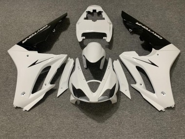Shop 2006-2008 Triumph Daytona 675 Triple Motorcycle Fairing - White Glossy Black