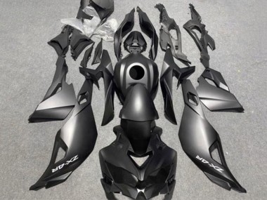 Shop 2019-2025 Kawasaki ZX4R ZX-4RR Motorcycle Fairings - Matte Black