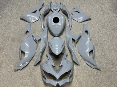 Shop 2019-2025 Kawasaki ZX4R ZX-4RR Motorcycle Fairings - Glossy Nardo Grey