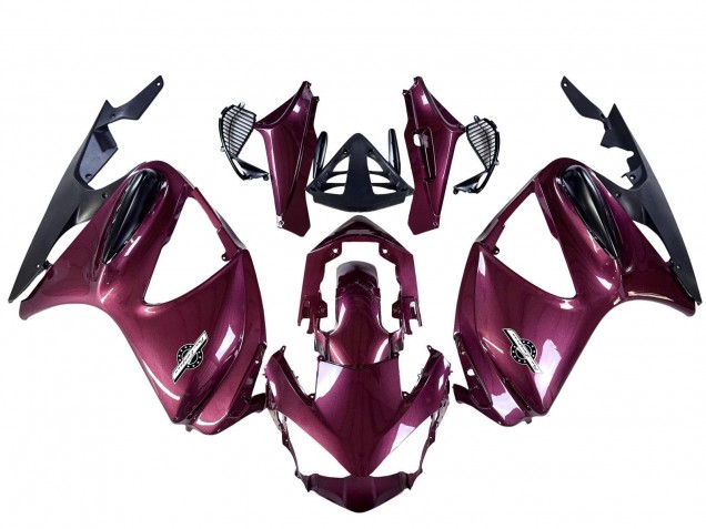 2002-2016 Honda ST1300 Motorcycle Fairings - Purple Matte Black