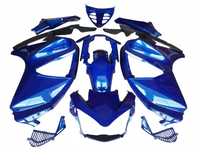 2002-2016 Honda ST1300 Motorcycle Fairings - Blue Matte Black