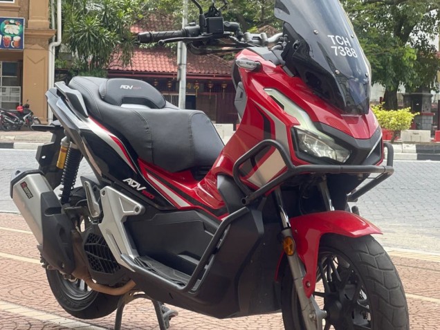 2018-2021 Honda ADV150 Motorcycle Fairings - Red White Black