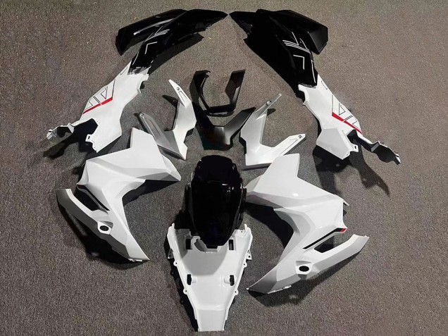 2022-2024 Honda ADV160 Motorcycle Fairings - White Glossy Black