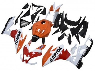 Shop 2012-2018 Aprilia RS4 50 125 Motorcycle Fairings - Orange White Red Glossy Black Repsol