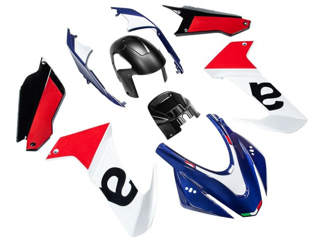 2020-2024 Aprilia RS660 Motorcycle Fairings - White Blue Red