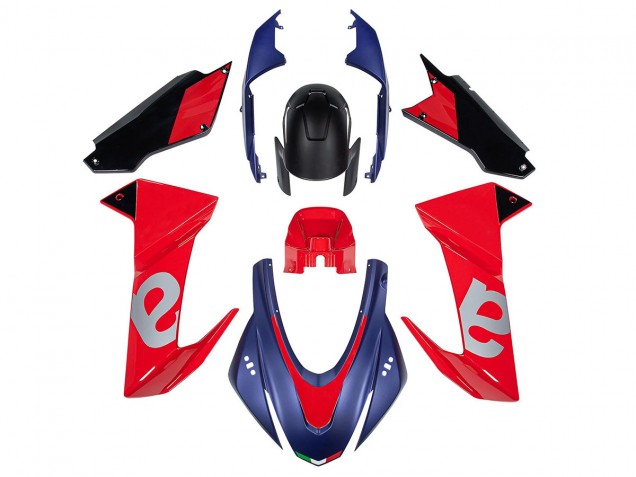 2020-2024 Aprilia RS660 Motorcycle Fairings - Blue Red