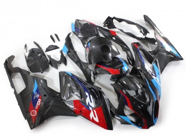 Shop 2015-2016 BMW S1000RR Motorcycle Fairings - Blue Red Carbon Fiber