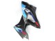 2015-2016 BMW S1000RR Motorcycle Fairings - Blue Red Carbon Fiber