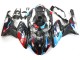 2015-2016 BMW S1000RR Motorcycle Fairings - Blue Red Carbon Fiber