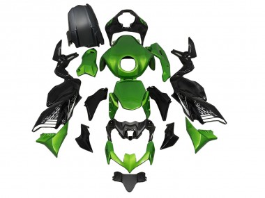 Shop 2020-2024 Kawasaki Z900 Motorcycle Fairings - Green Black