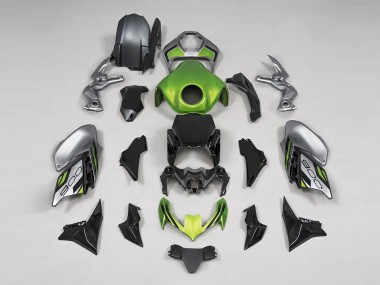 Shop 2020-2024 Kawasaki Z900 Motorcycle Fairings - Green Black Grey