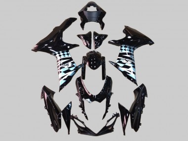 Shop 2011-2024 Suzuki GSXR 600/750 Motorcycle Fairings - Glossy Black White