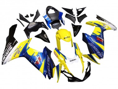 Shop 2011-2024 Suzuki GSXR 600/750 Motorcycle Fairings - Yellow Blue White Black Corona Extra Alstare