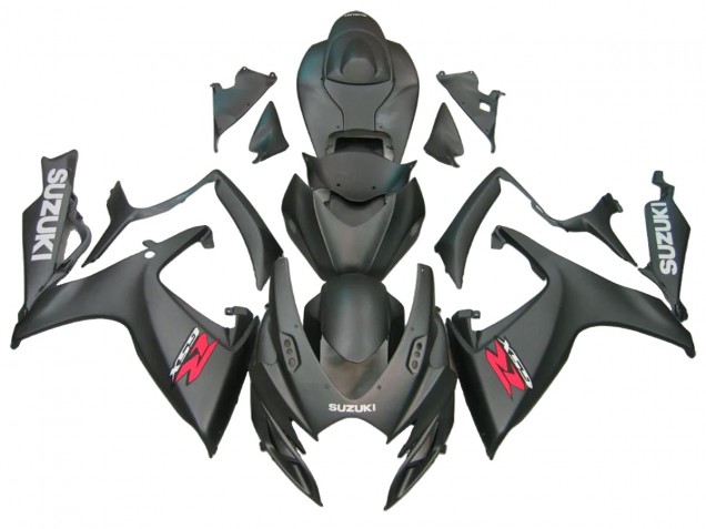 2006-2007 Suzuki GSXR 600/750 Motorcycle Fairings - Matte Black