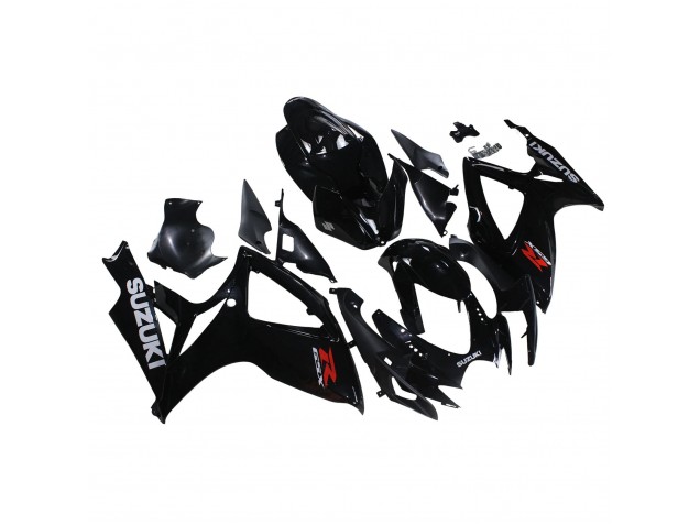 2006-2007 Suzuki GSXR 600/750 Motorcycle Fairings - Glossy Black