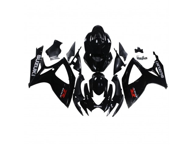 2006-2007 Suzuki GSXR 600/750 Motorcycle Fairings - Glossy Black