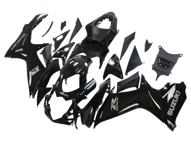 2011-2024 Suzuki GSXR 600/750 Motorcycle Fairings - Glossy Black