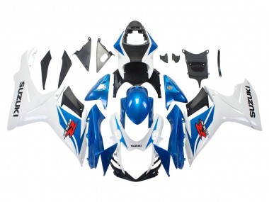 Shop 2011-2024 Suzuki GSXR 600/750 Motorcycle Fairings - Blue White
