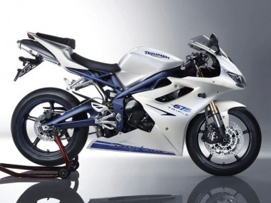 Shop 2006-2008 Triumph Daytona 675 Motorcycle Fairings - White Blue