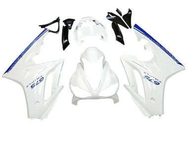 Shop 2006-2008 Triumph Daytona 675 Motorcycle Fairings - White Blue