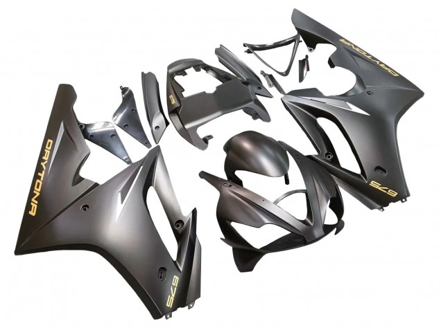 2006-2008 Triumph Daytona 675 Motorcycle Fairings - Matte Black