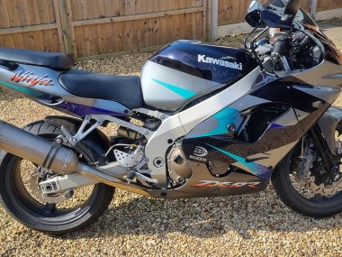 Shop 2002-2003 Kawasaki Ninja ZX9R Motorcycle Fairings - Blue Silver