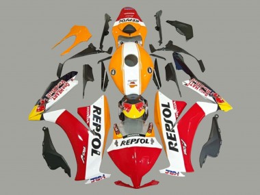 Shop 2012-2016 Honda CBR1000RR Motorcycle Fairings - White Orange Red Yellow HRC Repsol