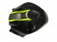2007-2008 Honda CBR600RR Motorcycle Fairings - Glossy Black High Viz Yellow